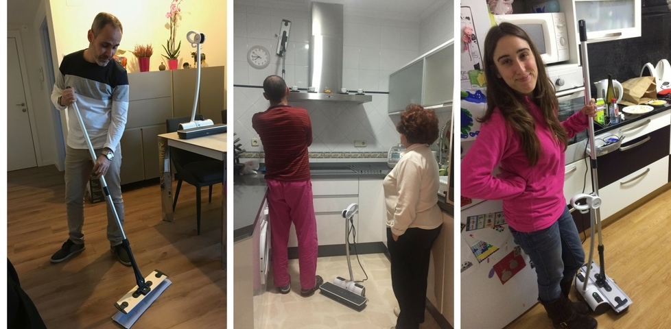 ¡Los trndian@s disfrutando de la máxima limpieza gracias a Moppy!