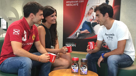 El equipo NESCAFÉ vitalissimo prueba con nosotros NESCAFÉ Vitalissimo