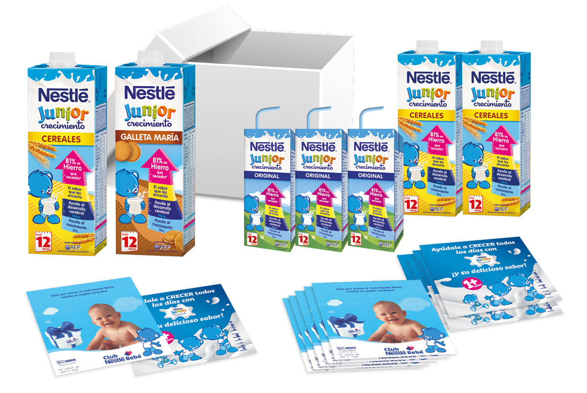 pack de inicio NESTLÉ JUNIOR Crecimiento
