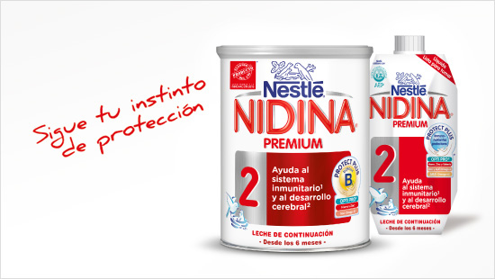 800 padres con bebés a partir de 6 meses descubriremos como seguir protegiéndolos después de dar el pecho con NIDINA 2 Premium.