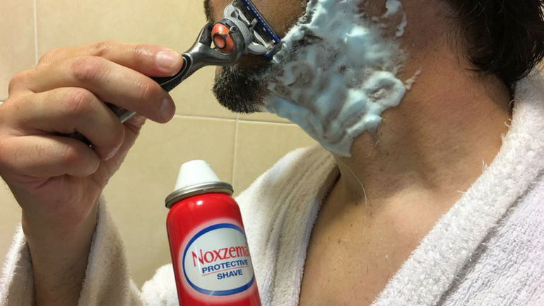 afeitado noxzema