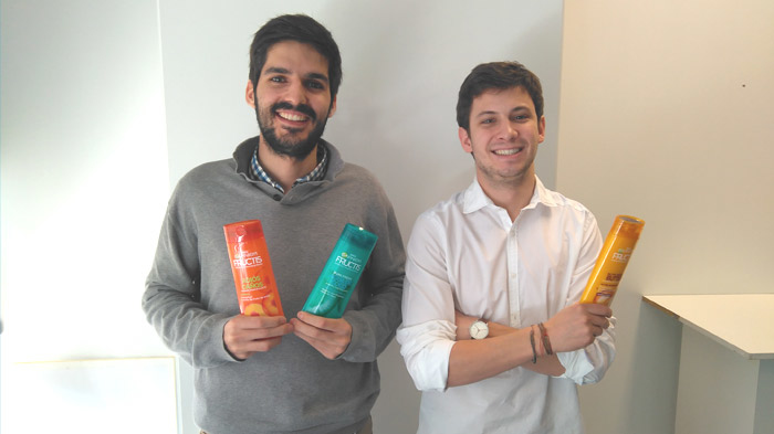 Pablo y Hugo de Garnier nos dan la bienvenida