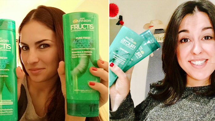 Las trndianas estrelli y anina 15 con su #NewFructis