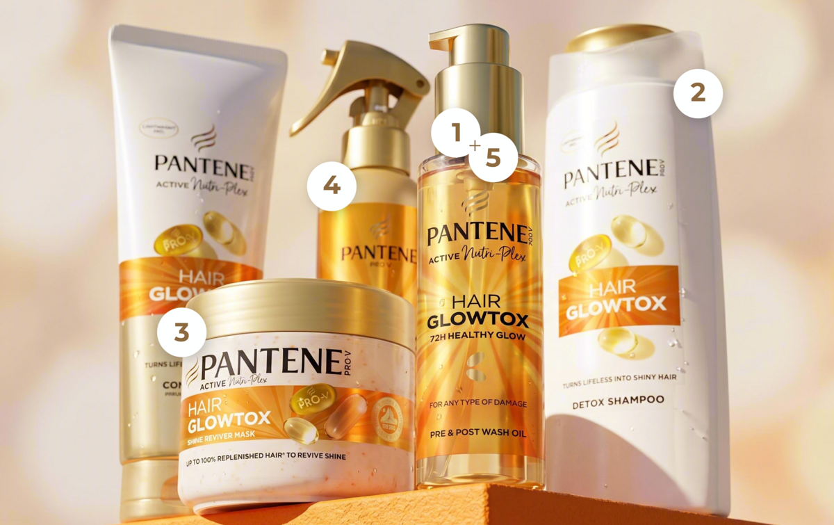 Rutina Glowtox PANTENE