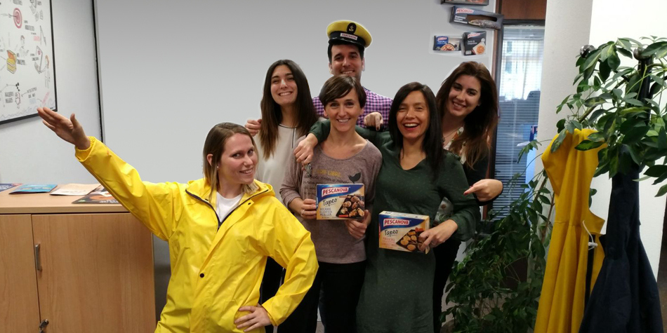 ¡El equipo Pescanova nos da la bienvenida!