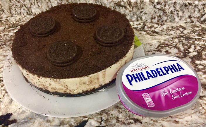 LittleSue: "Mi tarta oreo sin lactosa con el sabor inconfundible de Philadelphia."