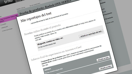 Reportajes del test Reebok