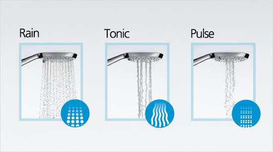 Roca Sensum cuenta con 3 funciones estimulantes con sensaciones diferentes…