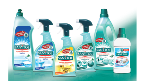 La gama Sanytol nos ayuda en la limpieza y desinfección de todas las superficies, para obtener un hogar limpio y sano.