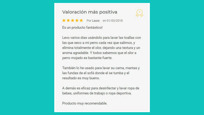 La reseña de la trndiana 14Laura es un gran ejemplo.