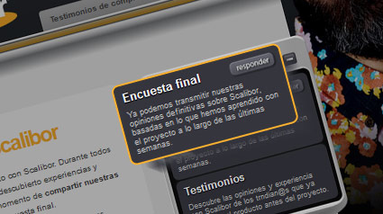 Encuesta final del proyecto Scalibor