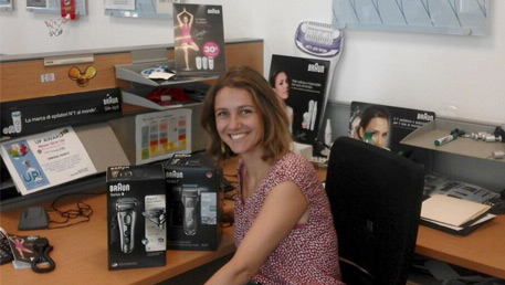 Fabrizia del equipo de Braun nos da la bienvenida al proyecto