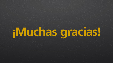 ¡Muchas gracias!