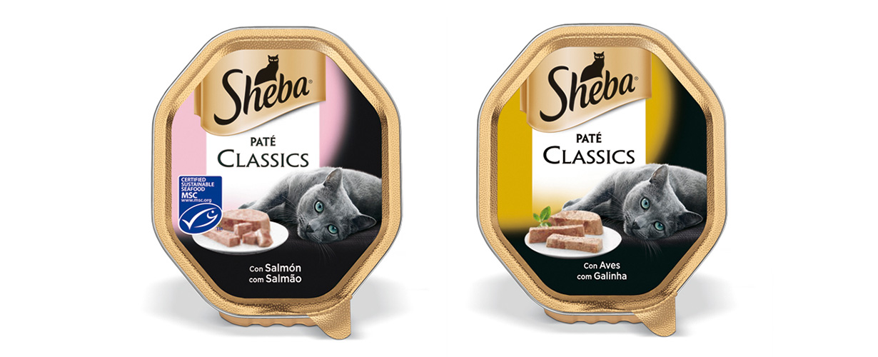 … y también de sus tarrinas con Aves y Salmón y textura de paté.