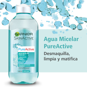 El agua Micelar Pure Active