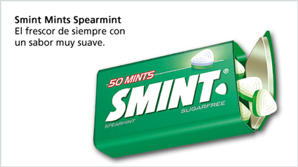 Smint Mints Spearmint.