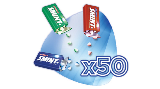 … porque igual que sucede con Smint, son caramelos sin azúcar.