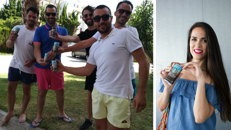 Los trndianos belenboss y neysa disfrutando de #DoubleShot.