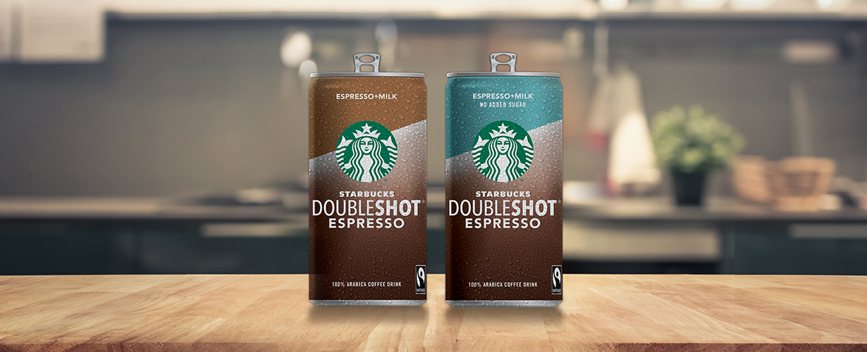 Gracias a su prÃ¡ctico envase en lata nos refrescaremos con Starbucks Doubleshot donde y cuando queramos.