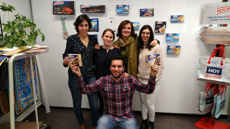 ¡Saludemos al equipo Pescanova!