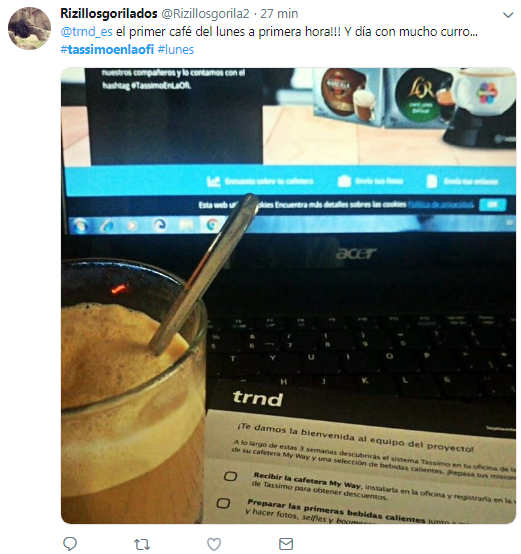 ...y tú, ¿estás disfrutando con tus compañeros de #TassimoEnLaOfi?