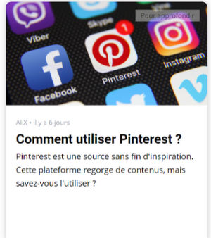 Comment utiliser Pinterest