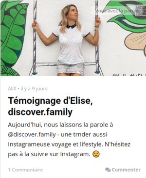 Témoignage Elise