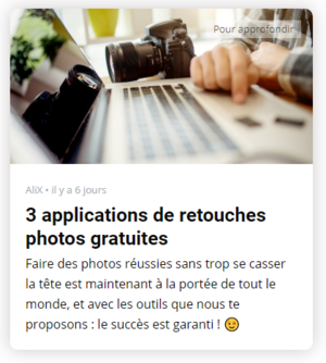 Quelques astuces pour faire de jolies photos !