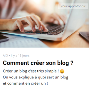 Comment créer son blog
