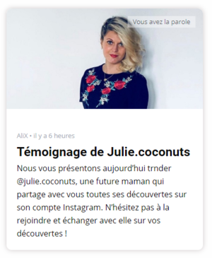 Témoignage de Julie.coconuts