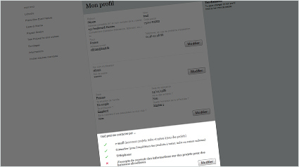 trnd - Options à choisir dans "mon profil" pour de nouveaux projets de marketing participatif