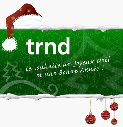 trnd souhaite de Joyeuses Fêtes à tous les trnders !