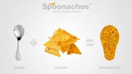 Alliance parfaite entre cuillère et nachos