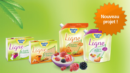 Nouveau projet Béghin Say Ligne au Sucre & aux extraits de Stévia