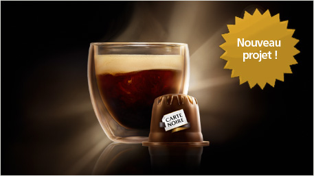 Nouveau projet trnd : Les capsules espresso CARTE NOIRE