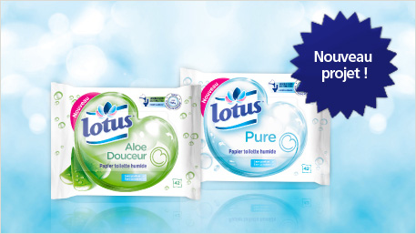 Nouveau projet Lotus papier toilette humide
