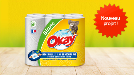 Nouveau projet trnd : Essuie-tout Okay