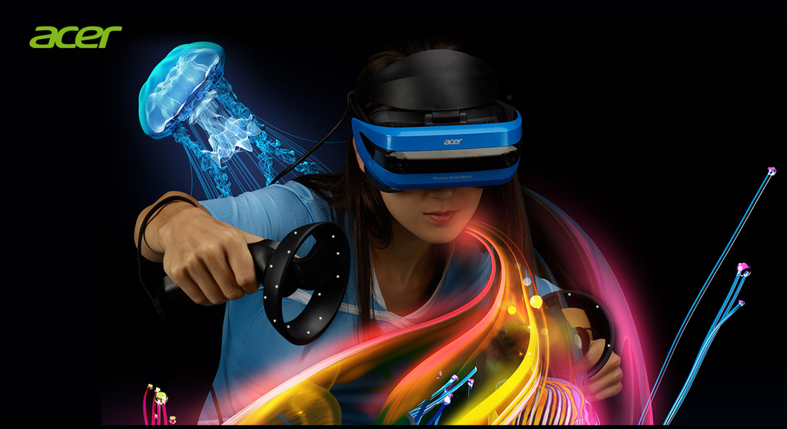 Casque de réalité Mixte Windows d'Acer