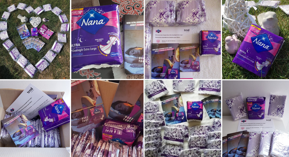 Réception packs Nana