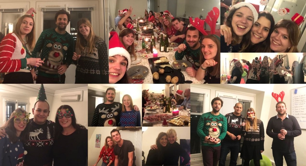 Repas de Noel team trnd