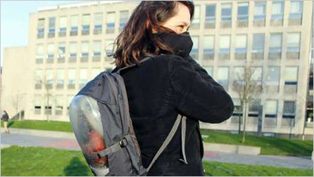 Le sac à dos anti-pollution 