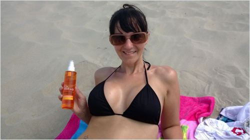 trnder sabrina80 à la plage avec ANTHELIOS XL