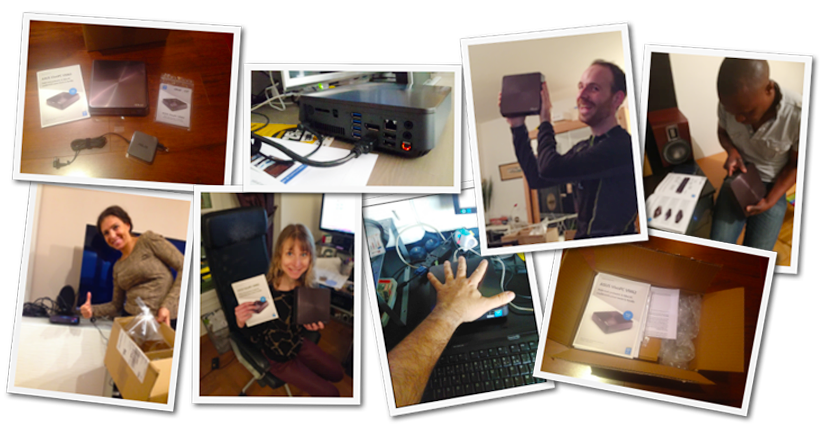 Photos des participants au projet ASUS VivoPC