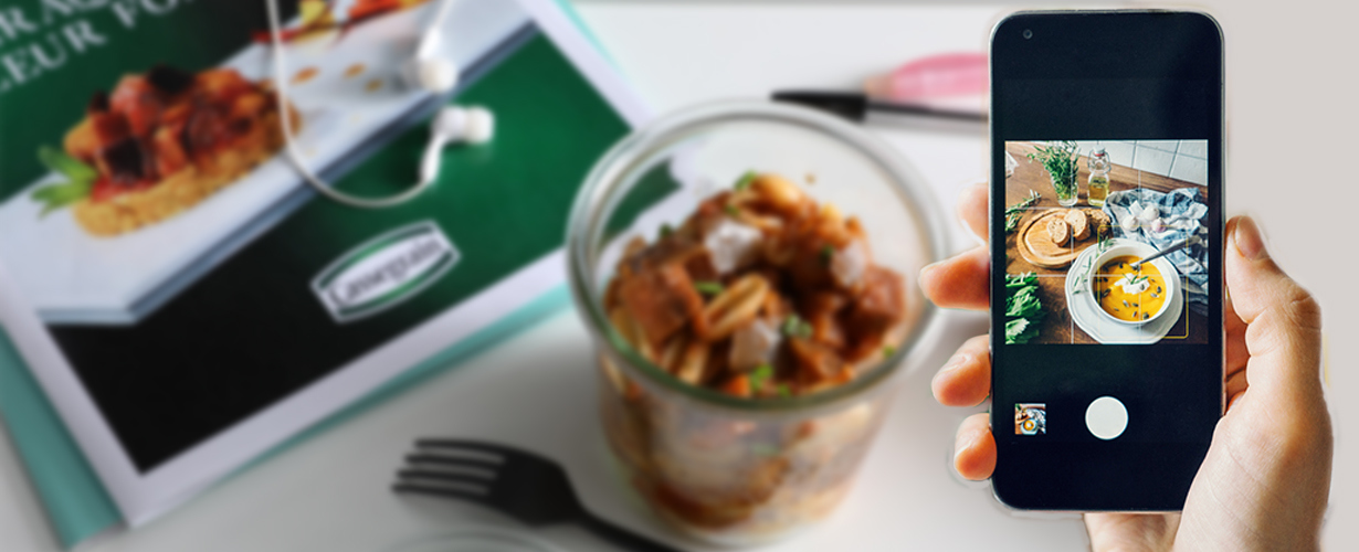 Mission n°2 : après avoir pris le temps de déguster cette recette Cassegrain, nous devrons partager notre avis en ligne avec les amateurs de cuisine, foodies et gourmands du web ! 