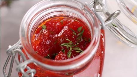 Confiture de tomate, thym et citron de Béghin Say
