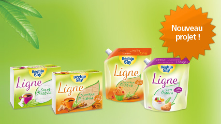 Nouveau projet Béghin Say Ligne au Sucre & aux extraits de Stévia