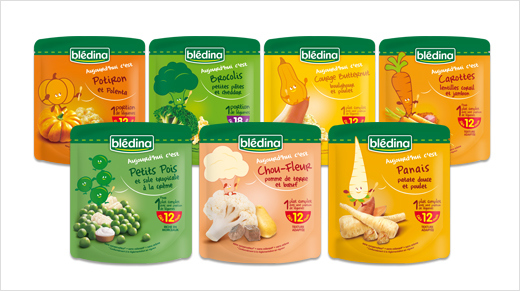 Il y a 7 recettes différentes pour éveiller le goût de bébé : potiron, carotte, courge butternut, petit pois, brocolis, chou-fleur et panais.