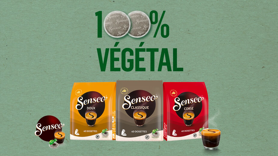 Découvre une expérience de café 100% végétale avec SENSEO®