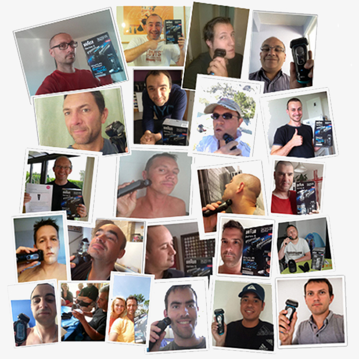 Les participants au projet Braun Series 9