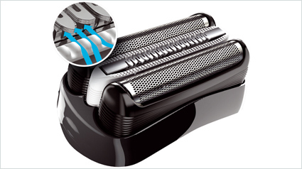 La technologie MicroComb est une innovation qui permet de guider les poils vers les éléments de coupe et augmente ainsi la performance de rasage.